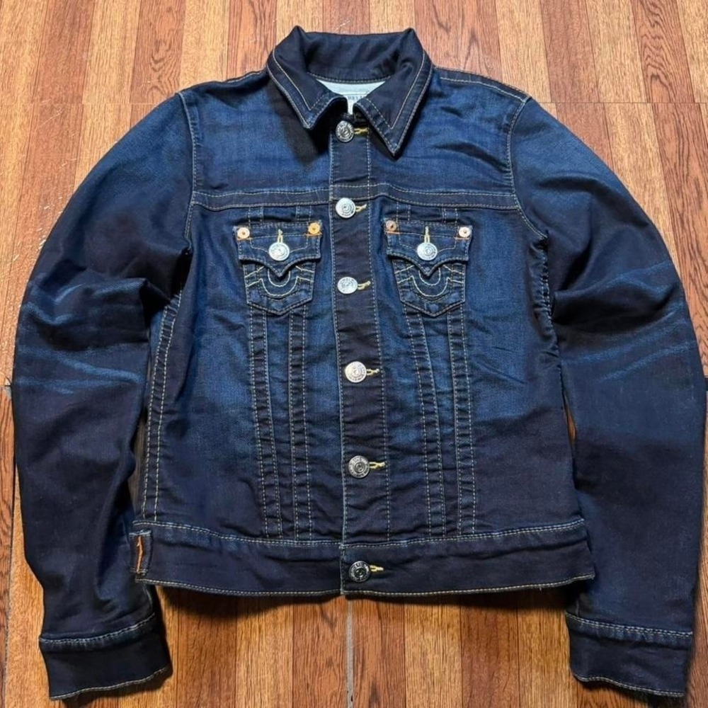 True Religion Women's Y2k Denim Tour Trucker Jacket XS